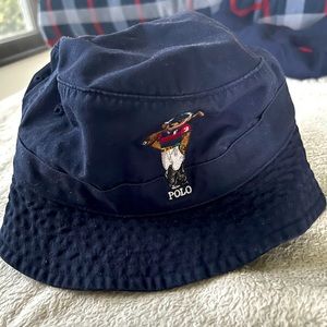 Polo Bucket Hat Blue Large